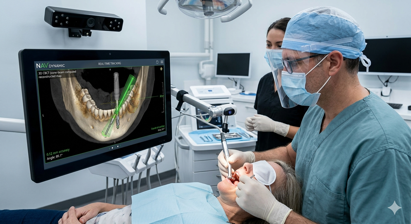 Navegación Dinámica: El «GPS» que garantiza el éxito de sus implantes